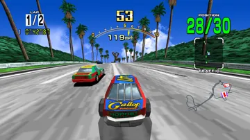 Daytona USA (Europe) screen shot game playing